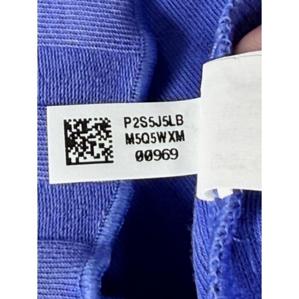 OFFLINE by Aerie OG Groove Ribbed Square Neck Crop Tee Blue L - Picture 5 of 10